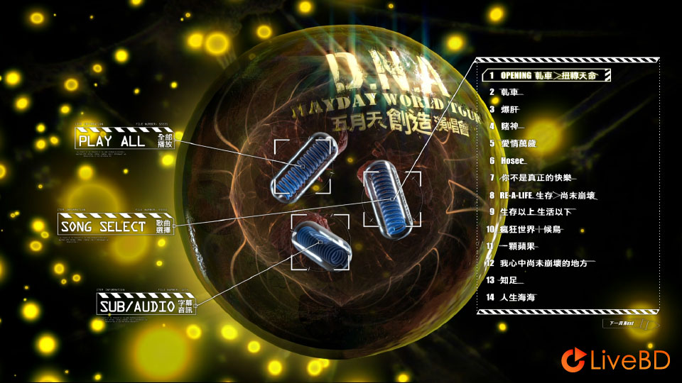 五月天 DNA 创造演唱会 Mayday DNA World Tour In Live BD (2010) BD蓝光原盘 44.7G_Blu-ray_BDMV_BDISO_1
