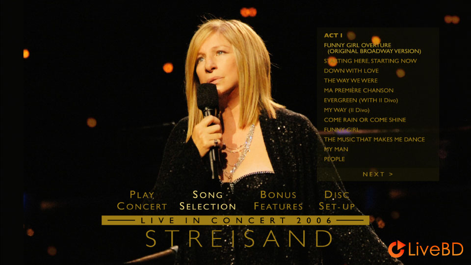 Barbra Streisand – Live In Concert 2006 (2007) BD蓝光原盘 41.2G_Blu-ray_BDMV_BDISO_1