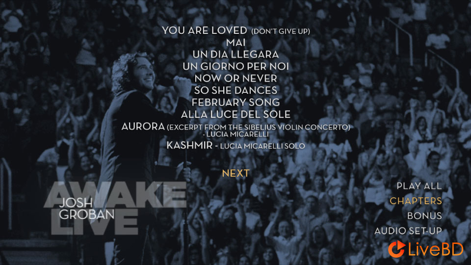 Josh Groban – Awake Live (2007) BD蓝光原盘 38.4G_Blu-ray_BDMV_BDISO_1