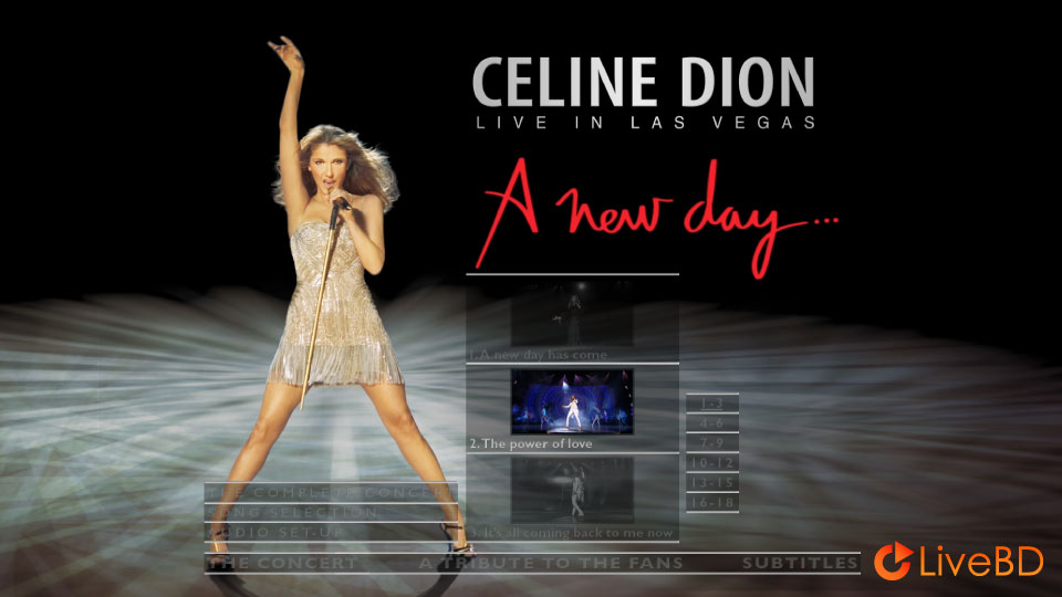 Celine Dion – A New Day : Live in Las Vegas (2BD) (2008) BD蓝光原盘 71.1G_Blu-ray_BDMV_BDISO_1