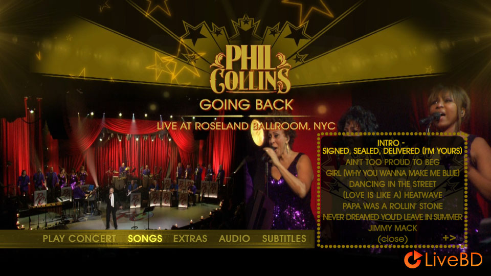 Phil Collins – Going Back : Live At Roseland Ballroom NYC (2010) BD蓝光原盘 37.7G_Blu-ray_BDMV_BDISO_1