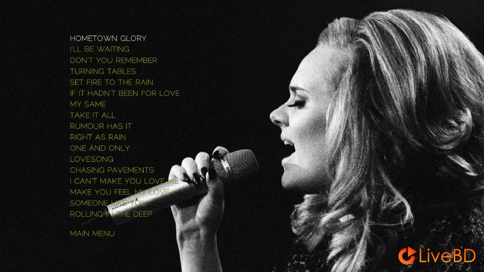 Adele – Live at the Royal Albert Hall (2011) BD蓝光原盘 26.2G_Blu-ray_BDMV_BDISO_1