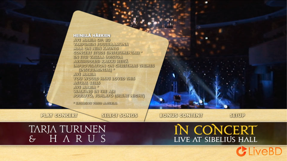 Tarja Turunen (Nightwish) – In Concert Live at Sibelius Hall (2011) BD蓝光原盘 15.7G_Blu-ray_BDMV_BDISO_1