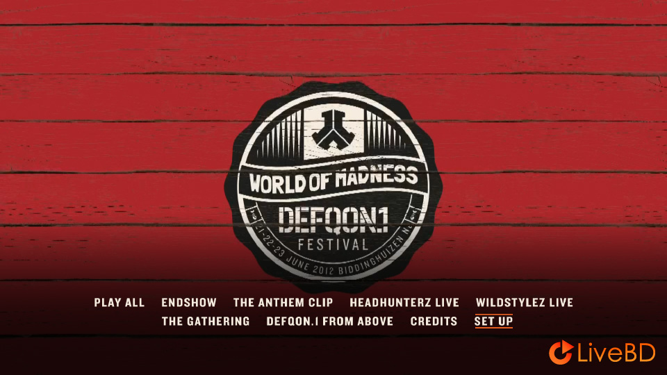 Defqon.1 Festival 2012 : World of Madness (2012) BD蓝光原盘 22.1G_Blu-ray_BDMV_BDISO_1