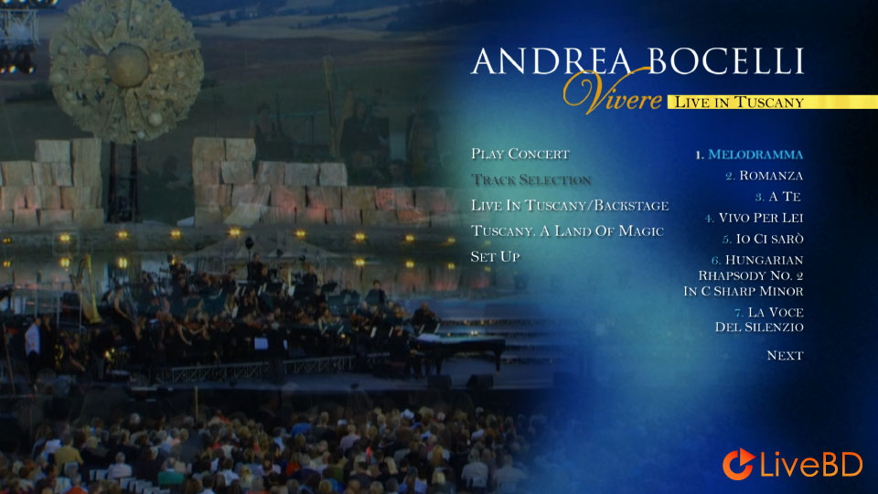 Andrea Bocelli – Vivere : Live In Tuscany (2008) BD蓝光原盘 21.4G_Blu-ray_BDMV_BDISO_1