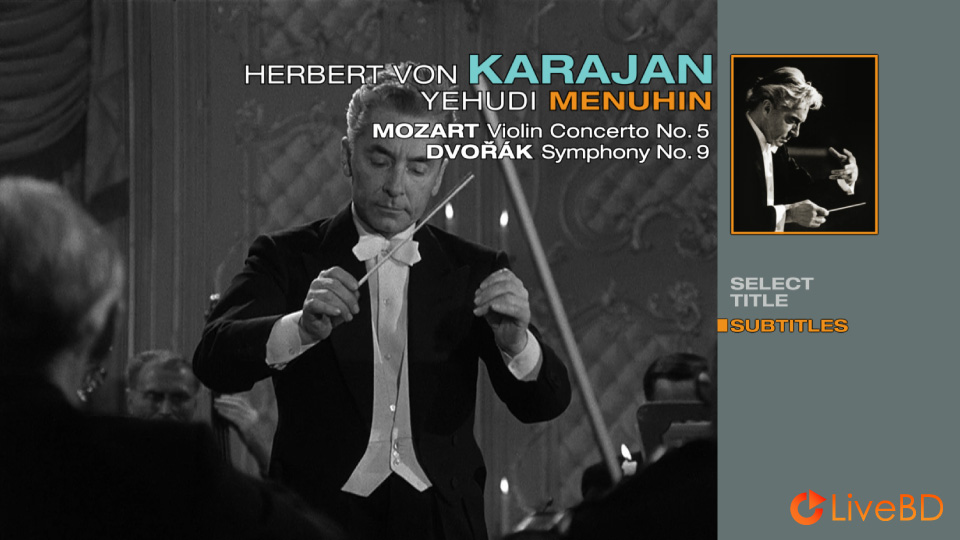 Herbert von Karajan – Mozart Violin Concerto No. 5 & Dvorak Symphony No. 9 (2010) BD蓝光原盘 9.8G_Blu-ray_BDMV_BDISO_1