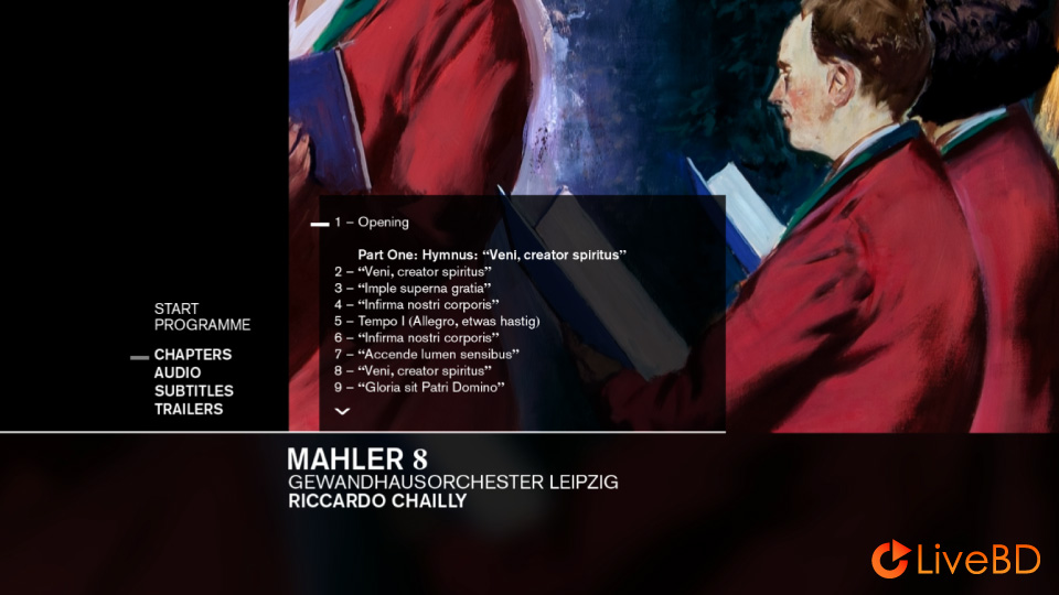 Riccardo Chailly & Gewandhausorchester Leipzig – Mahler Symphony No. 8 (2011) BD蓝光原盘 20.2G_Blu-ray_BDMV_BDISO_1
