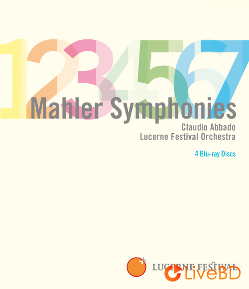 Claudio Abbado & Lucerne Festival Orchestra – Mahler Symphonies 1-7 (4BD) (2011) BD蓝光原盘 136.1G_Blu-ray_BDMV_BDISO_