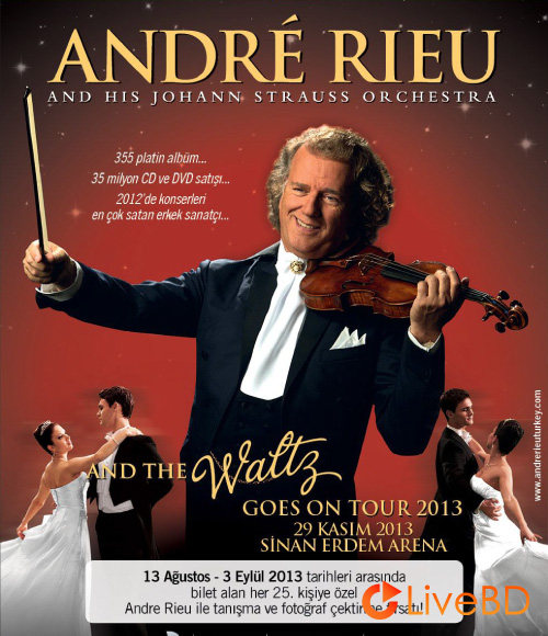 Andre Rieu – And The Waltz Goes On (2011) BD蓝光原盘 41.7G_Blu-ray_BDMV_BDISO_