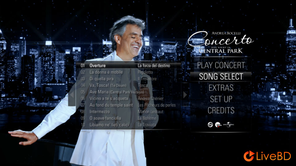 Andrea Bocelli – Concerto : One Night in Central Park (2011) BD蓝光原盘 36.3G_Blu-ray_BDMV_BDISO_1