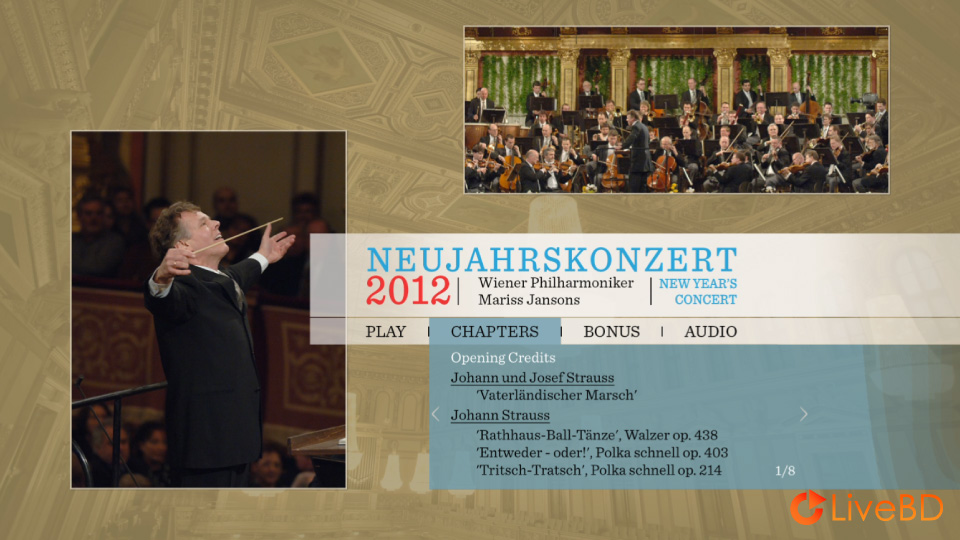 New Year′s Concert 2012 / Neujahrskonzert 2012 (2012) BD蓝光原盘 43.4G_Blu-ray_BDMV_BDISO_1