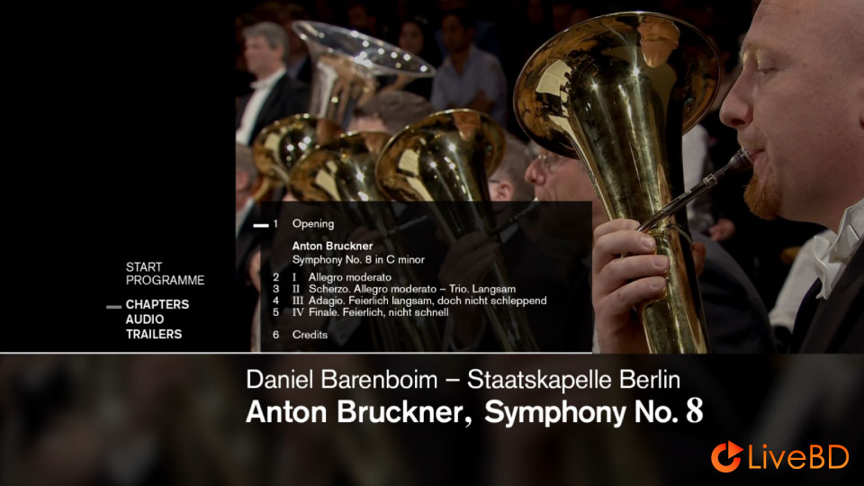 Daniel Barenboim & Staatskapelle Berlin – Bruckner The Mature Symphonies No. 8 (2013) BD蓝光原盘 20.5G_Blu-ray_BDMV_BDISO_1