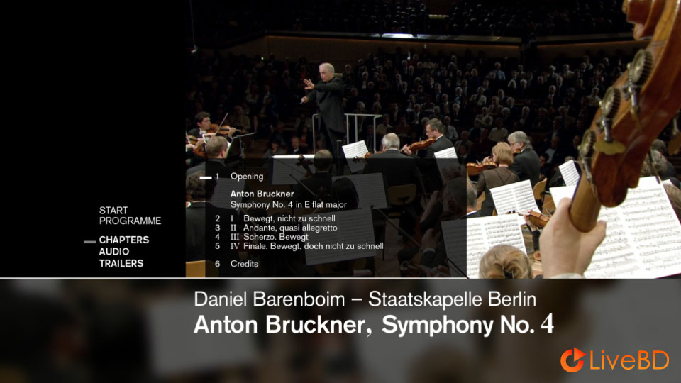 Daniel Barenboim & Staatskapelle Berlin – Bruckner The Mature Symphonies No. 4 (2013) BD蓝光原盘 18.9G_Blu-ray_BDMV_BDISO_1