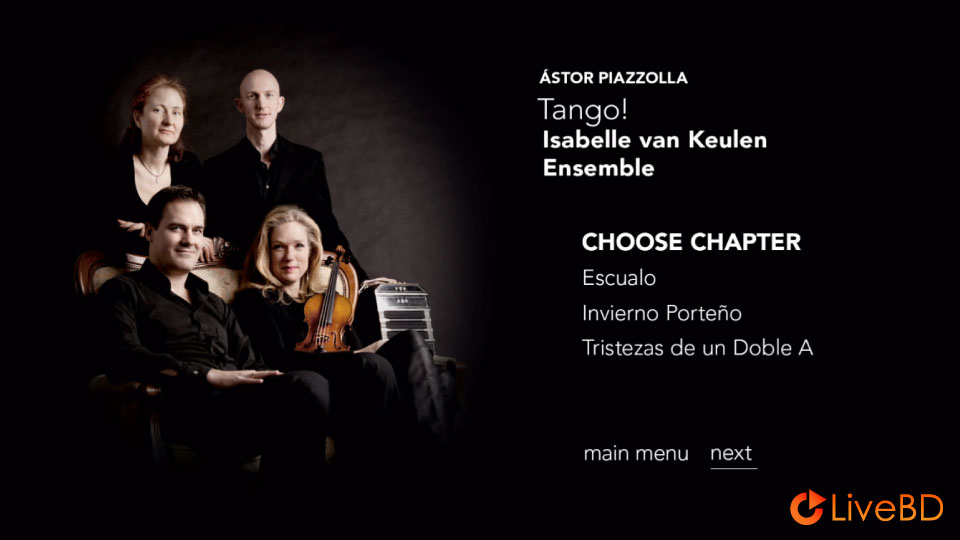 Isabelle van Keulen & Ensemble – Astor Piazzolla Tango! (2013) BD蓝光原盘 17.5G_Blu-ray_BDMV_BDISO_1