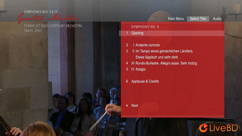 Paavo Jarvi – Gustav Mahler Symphonies Nos. 9 & 10 (2013) BD蓝光原盘 36.4G_Blu-ray_BDMV_BDISO_1