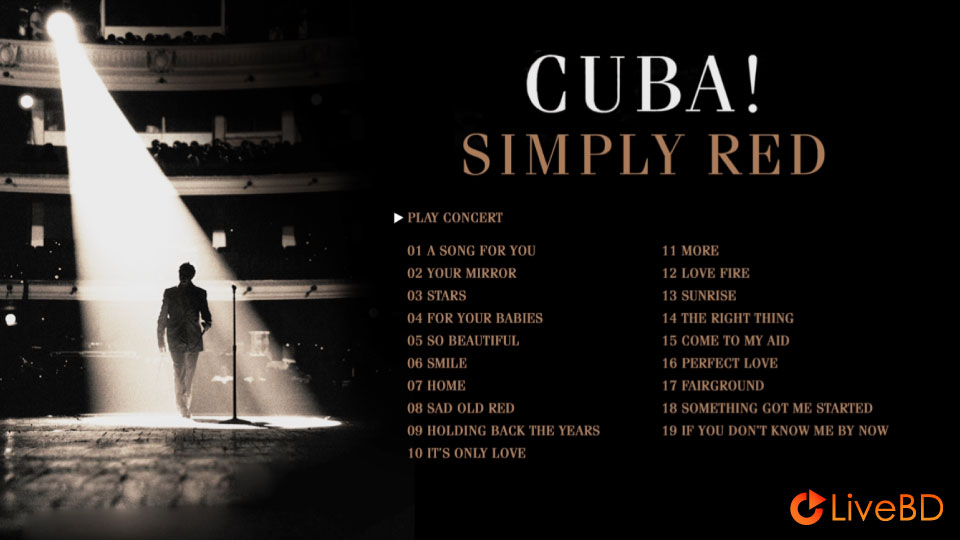 Simply Red – Cuba! Recorded Live at El Gran Teatro Havana (2014) BD蓝光原盘 20.7G_Blu-ray_BDMV_BDISO_1