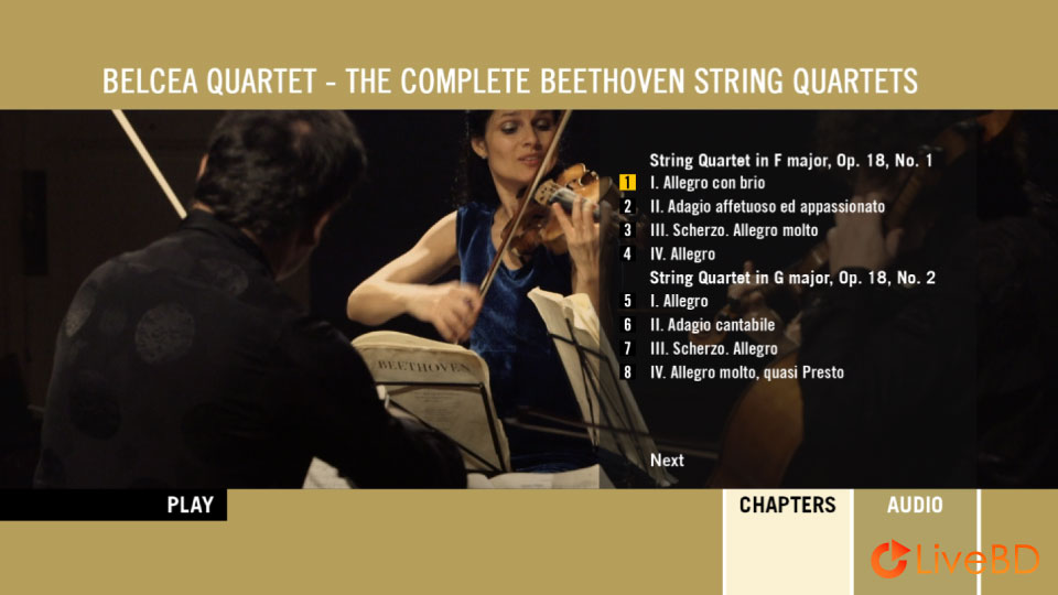 Belcea Quartet – Beethoven The Complete String Quartets (4BD) (2014) BD蓝光原盘 128.4G_Blu-ray_BDMV_BDISO_1