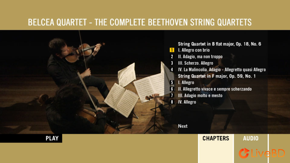 Belcea Quartet – Beethoven The Complete String Quartets (4BD) (2014) BD蓝光原盘 128.4G_Blu-ray_BDMV_BDISO_3