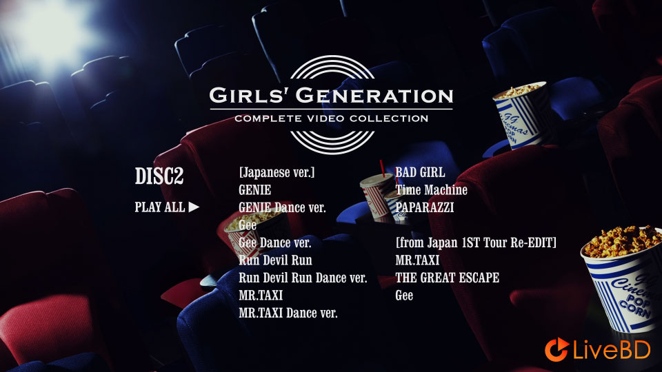 Girls′ Generation 少女時代 Complete Video Collection (豪华版3BD) (2012) BD蓝光原盘 45.1G_Blu-ray_BDMV_BDISO_3