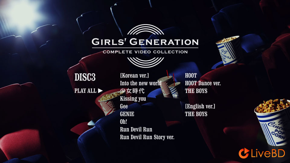 Girls′ Generation 少女時代 Complete Video Collection (豪华版3BD) (2012) BD蓝光原盘 45.1G_Blu-ray_BDMV_BDISO_5