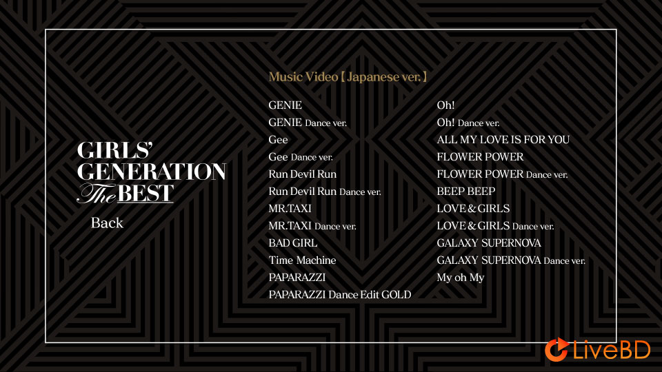 Girls′ Generation 少女時代 The Best (2014) BD蓝光原盘 42.7G_Blu-ray_BDMV_BDISO_1