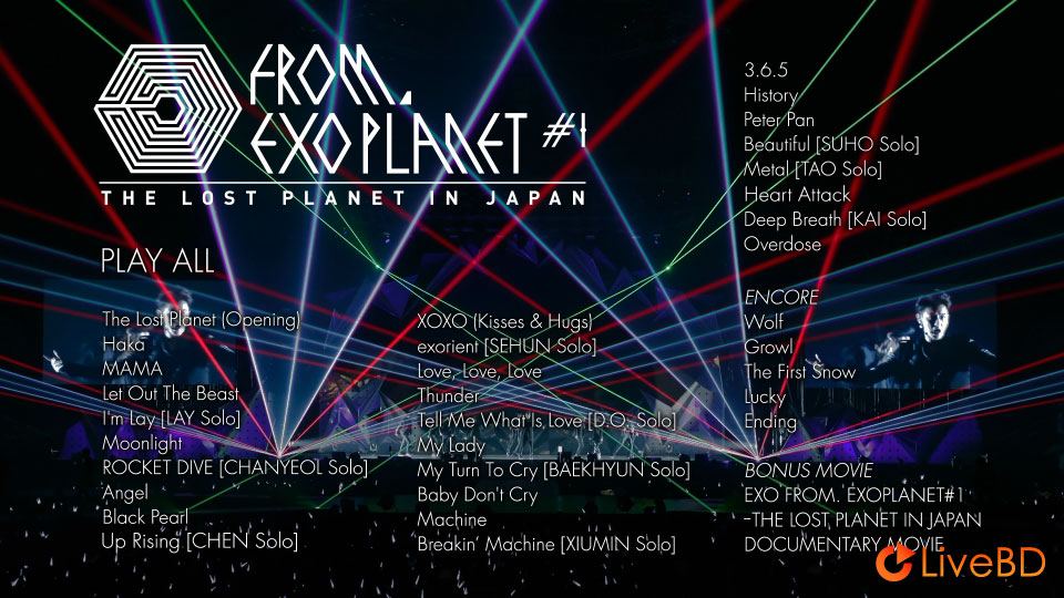 EXO Planet #1 : The Lost Planet In Japan (2015) BD蓝光原盘 38.5G_Blu-ray_BDMV_BDISO_1