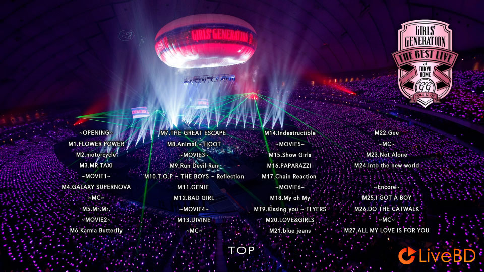 Girls′ Generation 少女時代 The Best Live At Tokyo Dome (2015) BD蓝光原盘 37.6G_Blu-ray_BDMV_BDISO_1