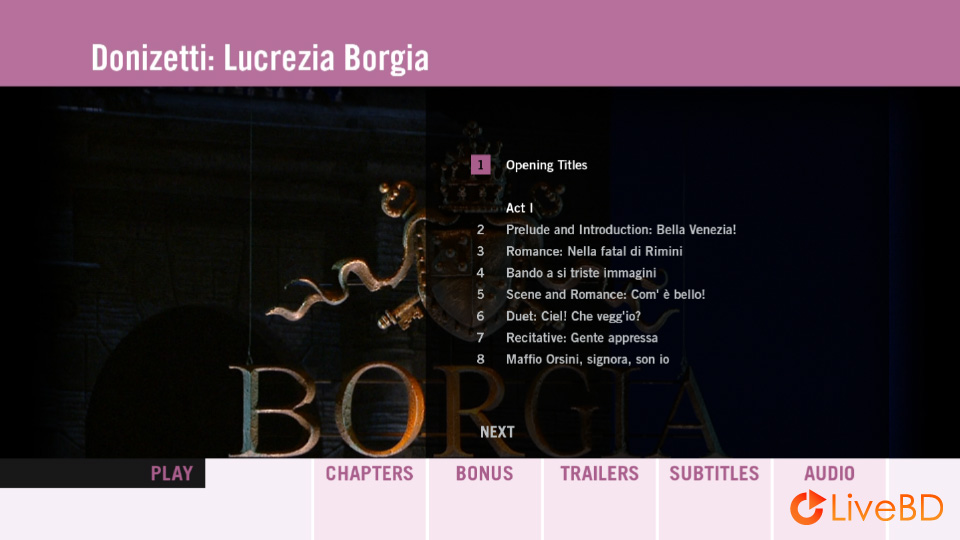 Donizetti : Lucrezia Borgia (Riccardo Frizza, San Francisco Opera) (2014) BD蓝光原盘 38.4G_Blu-ray_BDMV_BDISO_1