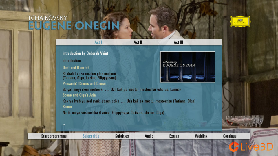 Tchaikovsky : Eugene Onegin (Valery Gergiev, Anna Netrebko, Mariusz Kwiecien) (2014) BD蓝光原盘 41.8G_Blu-ray_BDMV_BDISO_1