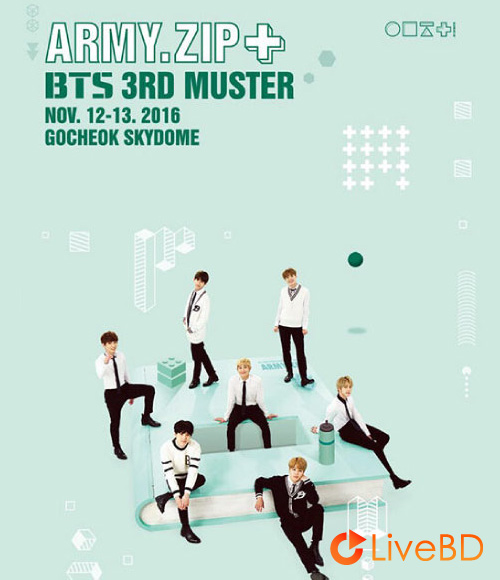 BTS 防弹少年团 BTS 3RD MUSTER ARMY. ZIP+ (2BD) (2016) BD蓝光原盘 80.7G_Blu-ray_BDMV_BDISO_