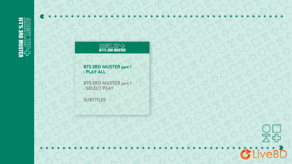 BTS 防弹少年团 BTS 3RD MUSTER ARMY. ZIP+ (2BD) (2016) BD蓝光原盘 80.7G_Blu-ray_BDMV_BDISO_1