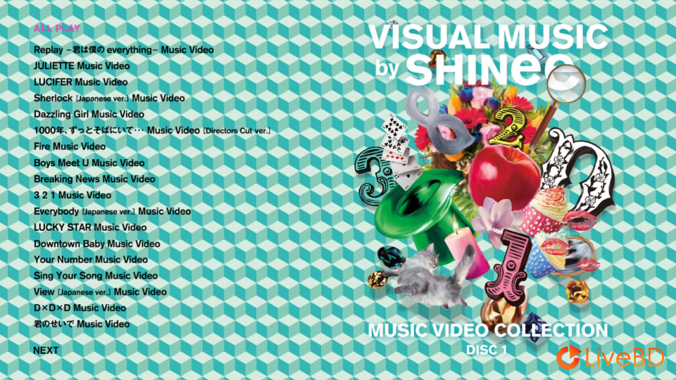 SHINee VISUAL MUSIC by SHINee Music Video Collection (2BD) (2016) BD蓝光原盘 63.4G_Blu-ray_BDMV_BDISO_1