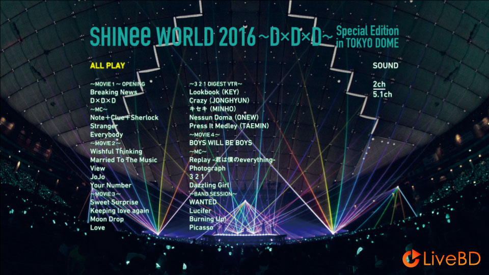 SHINee WORLD 2016 DxDxD Special Edition In TOKYO DOME (2BD) (2016) BD蓝光原盘 63.3G_Blu-ray_BDMV_BDISO_1