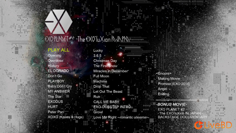 EXO Planet #2 : The EXO′ luXion In Japan (2016) BD蓝光原盘 39.9G_Blu-ray_BDMV_BDISO_1