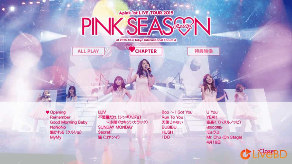 Apink 1st LIVE TOUR 2015 PINK SEASON (2016) BD蓝光原盘 37.2G_Blu-ray_BDMV_BDISO_1