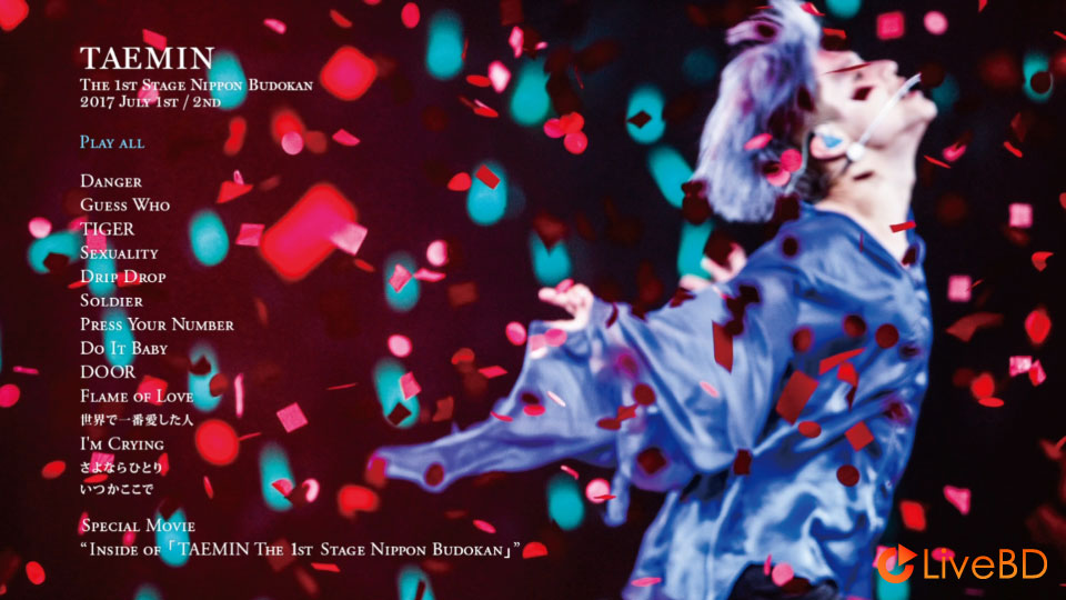 Taemin 泰民 The 1st STAGE Nippon Budokan (2017) BD蓝光原盘 21.2G_Blu-ray_BDMV_BDISO_1