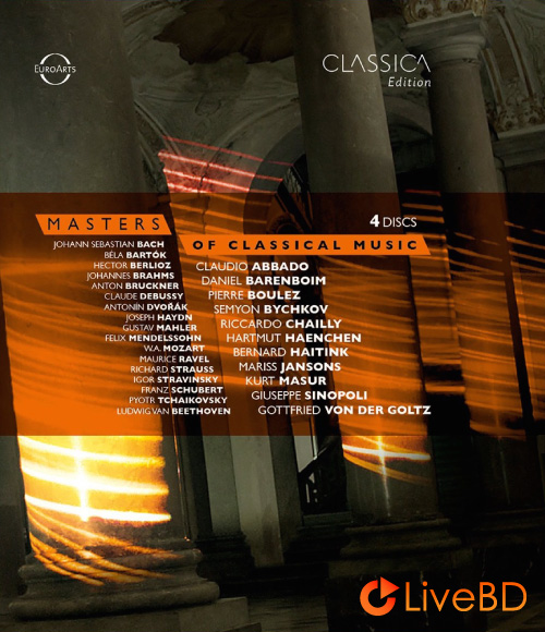 VA – Masters of Classical Music : 20 Documentaries (4BD) (2015) BD蓝光原盘 88.5G_Blu-ray_BDMV_BDISO_