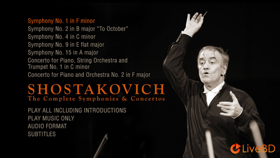 Valery Gergiev – Shostakovich Complete Symphonies & Concertos (4BD) (2015) BD蓝光原盘 170.5G_Blu-ray_BDMV_BDISO_1