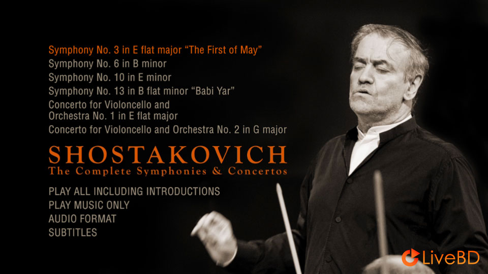 Valery Gergiev – Shostakovich Complete Symphonies & Concertos (4BD) (2015) BD蓝光原盘 170.5G_Blu-ray_BDMV_BDISO_3