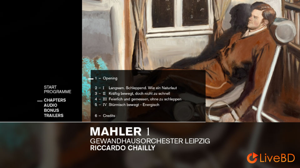 Riccardo Chailly & Gewandhausorchester Leipzig – Mahler Symphony No. 1 (2015) BD蓝光原盘 21.6G_Blu-ray_BDMV_BDISO_1