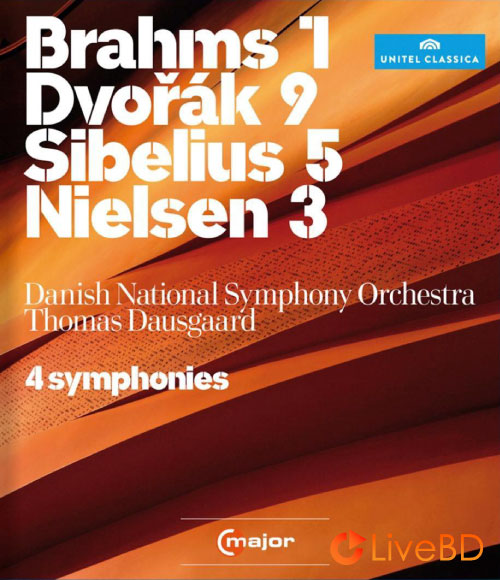 Thomas Dausgaard & Danish National Symphony Orchestra – Brahms 1, Dvorak 9, Sibelius 5, Nielsen 3 (2012) BD蓝光原盘 22.8G_Blu-ray_BDMV_BDISO_