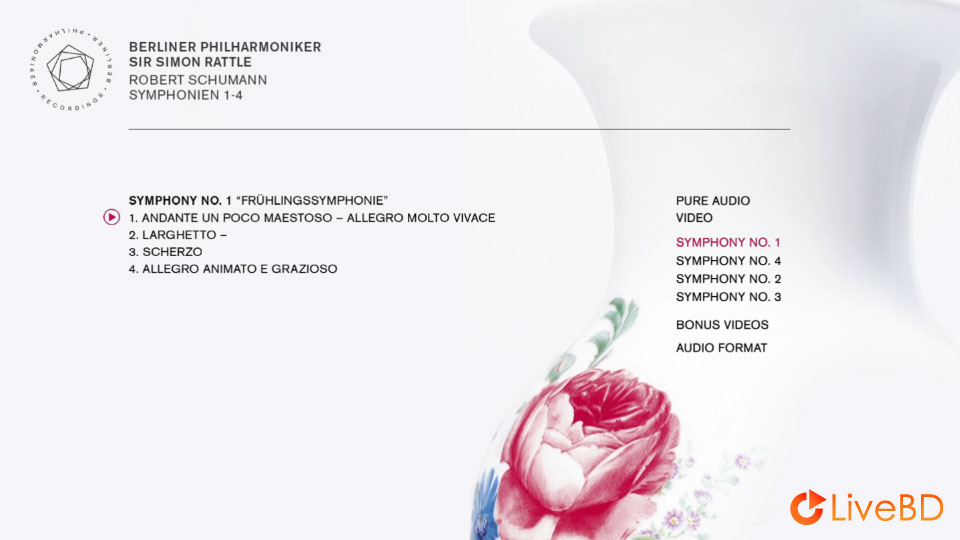 Simon Rattle & Berliner Philharmoniker – Robert Schumann Symphonies 1-4 (2014) BD蓝光原盘 42.9G_Blu-ray_BDMV_BDISO_1