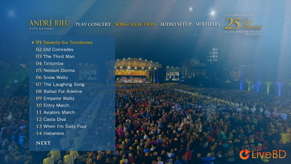 Andre Rieu – Happy Birthday A Celebration of 25 Years of the Johann Strauss Orchestra (2013) BD蓝光原盘 34.9G_Blu-ray_BDMV_BDISO_1