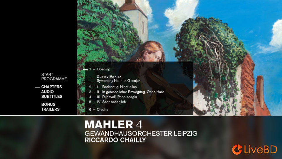 Riccardo Chailly & Gewandhausorchester Leipzig – Mahler Symphony No. 4 (2013) BD蓝光原盘 20.6G_Blu-ray_BDMV_BDISO_1