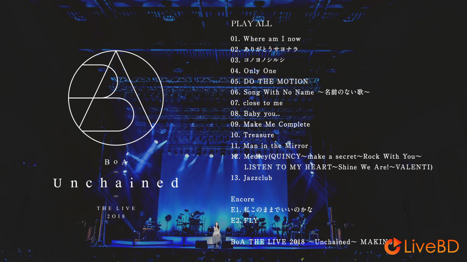 BoA 宝儿 BoA The Live 2018 UnchaIned (2018) BD蓝光原盘 20.3G_Blu-ray_BDMV_BDISO_1