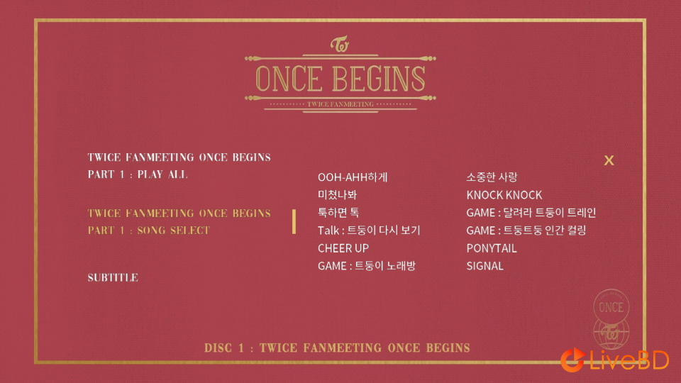 TWICE FANMEETING : ONCE BEGINS (2BD) (2018) BD蓝光原盘 65.2G_Blu-ray_BDMV_BDISO_1