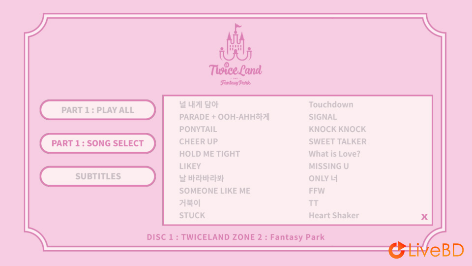 TWICE 2nd Tour TWICELAND ZONE 2 : Fantasy Park (2BD) (2019) BD蓝光原盘 58.1G_Blu-ray_BDMV_BDISO_1