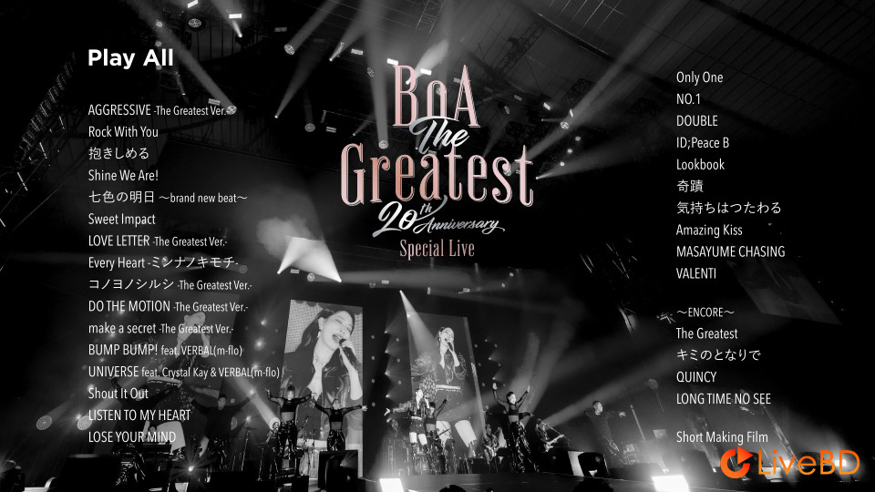 BoA 宝儿 BoA 20th Anniversary Special Live ~The Greatest~ (2022) BD蓝光原盘 38.5G_Blu-ray_BDMV_BDISO_1