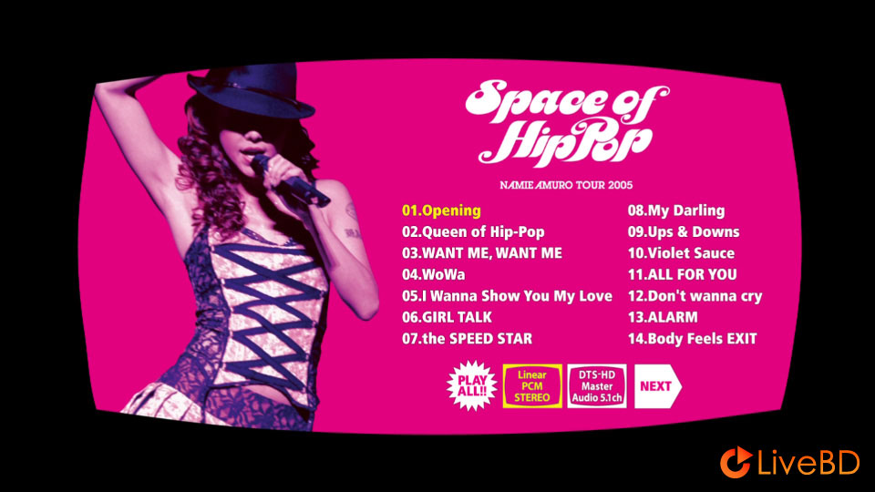 安室奈美恵 Space of Hip-Pop -namie amuro tour 2005- (2010) BD蓝光原盘 28.1G_Blu-ray_BDMV_BDISO_1