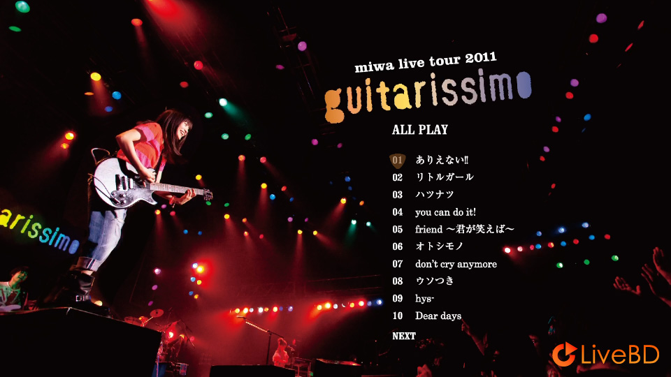miwa live tour 2011 guitarissimo (2011) BD蓝光原盘 31.1G_Blu-ray_BDMV_BDISO_1